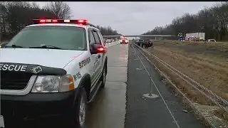 Crash slows traffic on I-76 EB in North Jackson