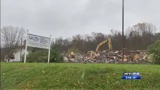 Crawford County building damaged by fire demolished