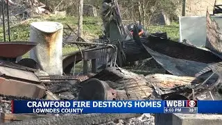 Crawford family affected from overnight destroying two homes