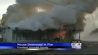 Crawford house destroyed in morning fire