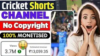 Create A Faceless Cricket News Shorts Channel In 10 Mins.