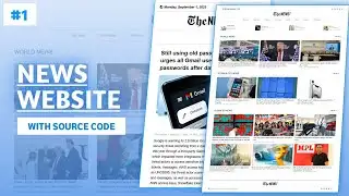 Create News Website with React | React js projects for beginners | Project Setup | synomous