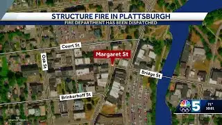 Crew responds to Plattsburgh structure fire