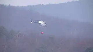 Crews battle 60-acre brush fire on Montage Mountain