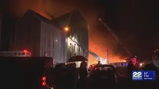 Crews battle Amherst apartment fire, 230 displaced