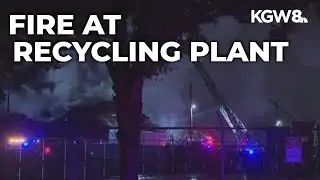 Crews battle fire at Jopp Wood Recycling