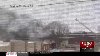 Crews battle Fulton apartment complex fire