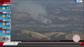 Crews battle grass fire in Windsor