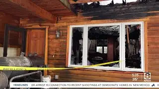 Crews battle house fire in Bigfork area