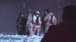 Crews battle house fire in Williamsville