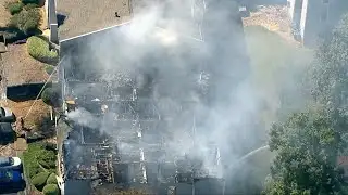 Crews battle large fire at Marietta apartments