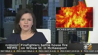 Crews battle overnight fire in McKeesport