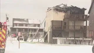Crews battle structure fire in Outer Banks amid high winds and cold air
