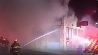 Crews battling 3-alarm blaze at Worcester home