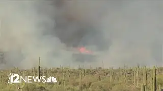 Crews battling Wildcat Fire, which has burned 500 acres in Arizona