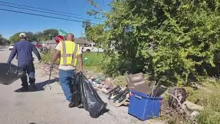 Crews begin cleanup in Houston