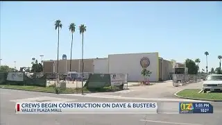 Crews begin construction Dave & Busters