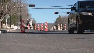 Crews begin Rio Grande Candelaria roundabout construction preps