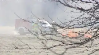 Crews extinguish brush fire near 60th and State streets