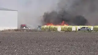 Crews fighting massive fire at Gregory gin, evacuations underway