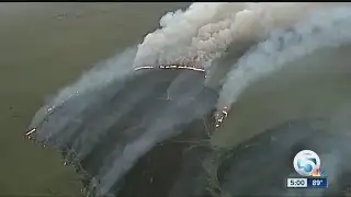 Crews fighting to contain massive wildfire