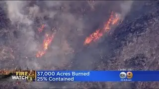 Crews Hopeful As Sand Fire