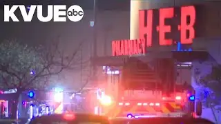 Crews investigate fire Tuesday night at H-E-B in southeast Austin
