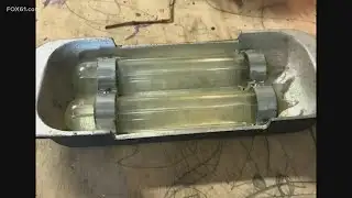 Crews investigate liquid found in glass vials inside Enfield home