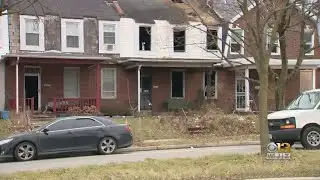 Crews Investigating 2-Alarm Fire At Baltimore Rowhome