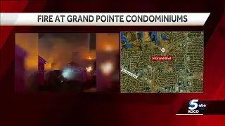 Crews investigating after large condominium fire in Oklahoma City