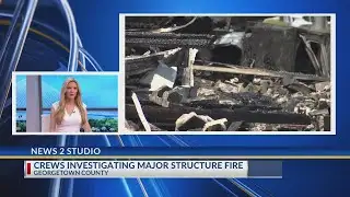 Crews investigating Andrews structure fire