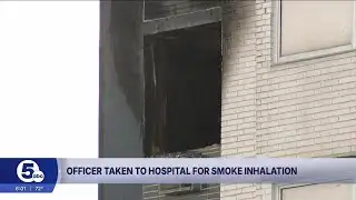 Crews investigating apartment fire in North Olmsted