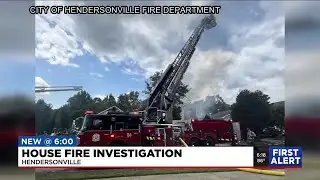 Crews investigating fire at home in Hendersonville