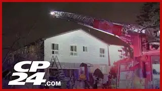 Crews investigating house fire in Brampton