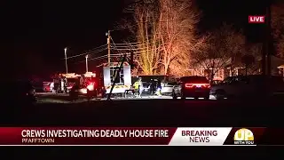 Crews investigating the cause of a deadly house fire