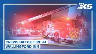 Crews knock down fire at Wallingford Inn off Aurora Avenue