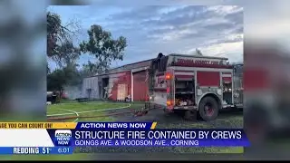 Crews knock down structure fire in South Corning