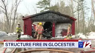 Crews respond to 2-alarm fire in Glocester