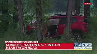 Crews respond to crash on US-1 in Cary