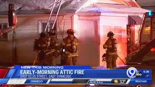 Crews respond to early-morning attic fire