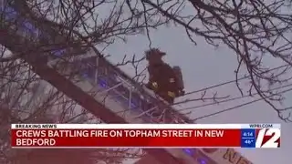 Crews respond to fire in New Bedford