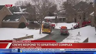 Crews respond to possible Lexington apartment complex fire
