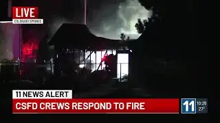 Crews respond to structure fire in Colorado Springs