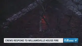 Crews respond to Williamsville house fire