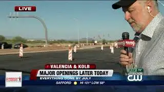 Crews shift traffic in Valencia and Kolb project