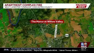 Crews tackle overnight fire at Lancaster County retirement community