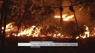 Crews worked to get wildfire under control