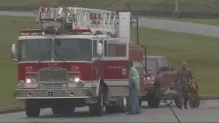 Crews working fire at Parkdale Plant in Aiken