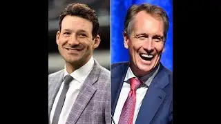Cris Collinsworth and Tony Romo talking 2026 UFL Football