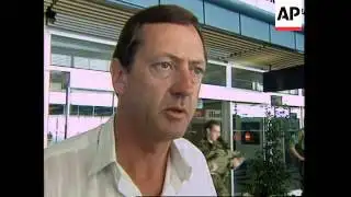 CROATIA: SPLIT: BRITISH TROOPS ARRIVE TO JOIN RAPID REACTION FORCE
